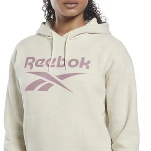 Women's zipped fleece sweatshirt with logo Reebok Identity image-4