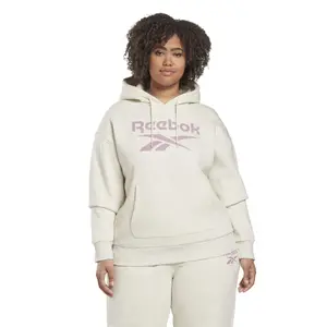 Sweatshirt à capuche polaire à logo Damen Reebok Identity GT image-1