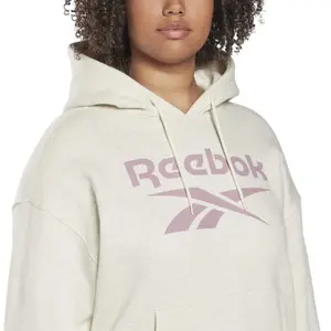Sweatshirt à capuche polaire à logo Damen Reebok Identity GT image-5