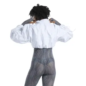Crop top-jakke til kvinder Reebok Cardi B image-4