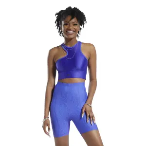 Tank top til kvinder Reebok Cardi B One-Shoulder image-1