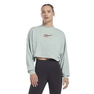 Rundhals-Sweatshirt aus Strick für Damen Reebok Studio Vector Knit Crew image-2