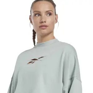 Rundhals-Sweatshirt aus Strick für Damen Reebok Studio Vector Knit Crew image-4