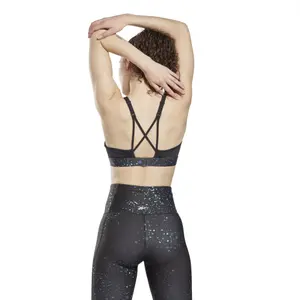 Plettet bh til kvinder Reebok Lux Multi-Colored image-4