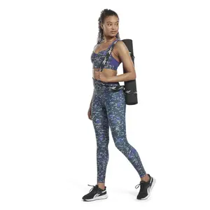 Brassière à bretelles femme Reebok Lux Speckle Modern Safari image-3