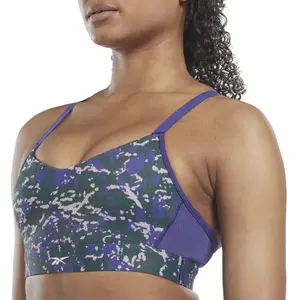 Brassière à bretelles femme Reebok Lux Speckle Modern Safari image-4