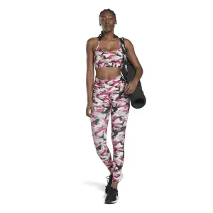 Sports-bh med tyndt print til kvinder Reebok Lux Strap image-2