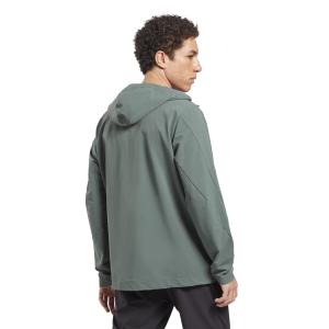 Chaqueta tejida impermeable con cremallera Reebok Performance image-1
