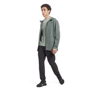 Chaqueta tejida impermeable con cremallera Reebok Performance image-2