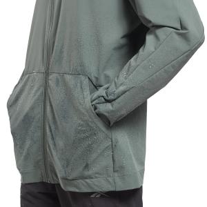 Chaqueta tejida impermeable con cremallera Reebok Performance image-4