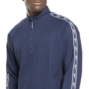 Sweatshirt 1/4 Reißverschluss Reebok Identity Vector Tape Waffle image-4