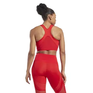 Damski krótki tank top Reebok Lux Perform image-4