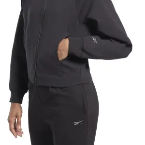 Sweatshirt à capuche zippé coton femme Reebok Dreamblend image-4