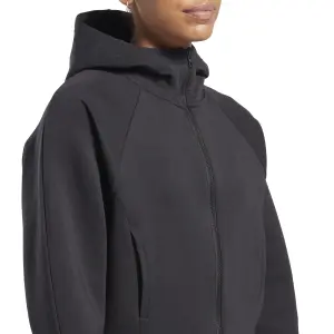 Sweatshirt à capuche zippé coton femme Reebok Dreamblend image-5
