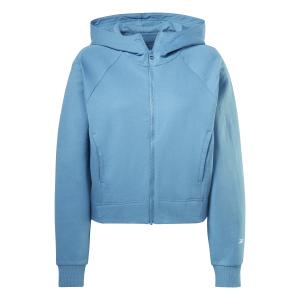 Camisola com capuz feminino com fecho Reebok Dreamblend image-0