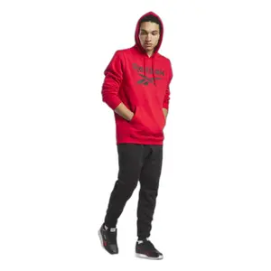 Sweatshirt à capuche molleton Reebok Identity Stacked Logo image-3