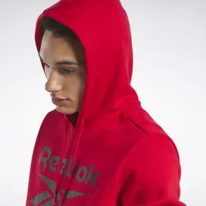 Sweatshirt à capuche molleton Reebok Identity Stacked Logo image-4