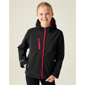 3-layer hooded jacket for kids Regatta Ablaze Softshell image-1
