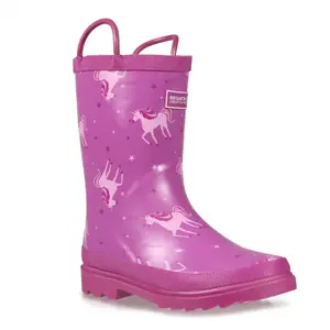 Bottes de pluie imprimé bébé Regatta Minnow image-1