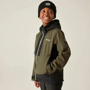 Vandtæt softshell-jakke til børn Regatta Haydenbury image-4