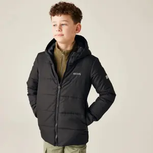 Plumífero con capucha infantil Regatta Halkner image-3