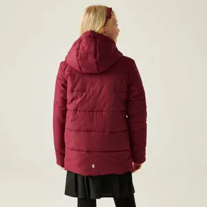 Plumífero con capucha infantil Regatta Halkner image-4