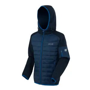 Children's Hybrid Hooded Jacket Regatta Newhill image-1
