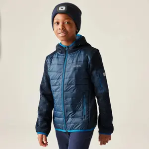 Children's Hybrid Hooded Jacket Regatta Newhill image-2