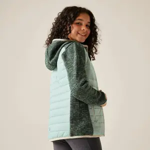 Children's Hybrid Hooded Jacket Regatta Newhill image-4