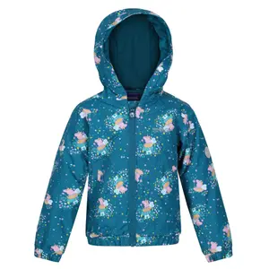 Baby waterproof hooded jacket Regatta Peppa Pig image-0