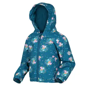 Baby waterproof hooded jacket Regatta Peppa Pig image-2