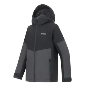 Waterproof jacket for children Regatta Hillain Warm image-1