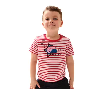 T-shirt da bambino a righe Regatta Peppa Pig
