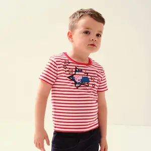 T-shirt da bambino a righe Regatta Peppa Pig image-1