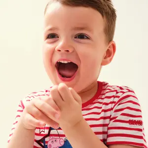 T-shirt da bambino a righe Regatta Peppa Pig image-2