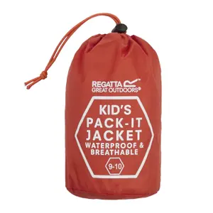 Wasserabweisende Jacke Kind Regatta Pack It III image-3