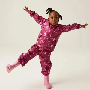 Casaco à prova de água para crianças Regatta Peppa Pig Pack-It image-2