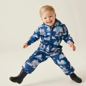 Casaco à prova de água para crianças Regatta Peppa Pig Pack-It image-2