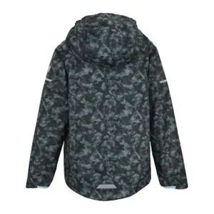 Waterproof jacket for children Regatta Lever II Printed image-1
