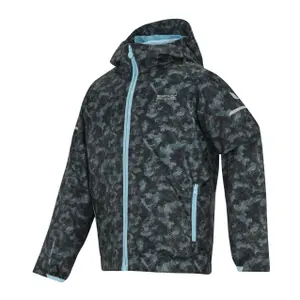 Waterproof jacket for children Regatta Lever II Printed image-2