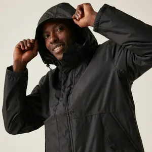 Hooded waterproof jacket Regatta Sterlings IV image-4