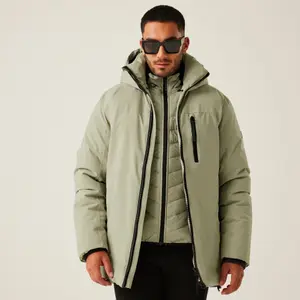 Hooded waterproof jacket Regatta Yewbank III image-2
