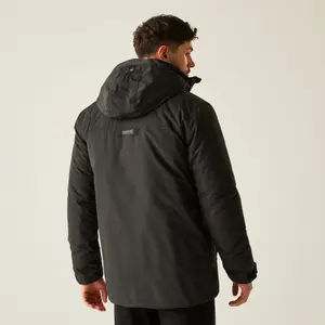 Wasserabweisende und isolierte Jacke Regatta Marron image-4