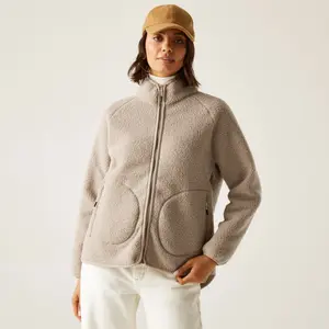 Tecido polar com fecho de correr para mulher Regatta Frankie Borg image-1
