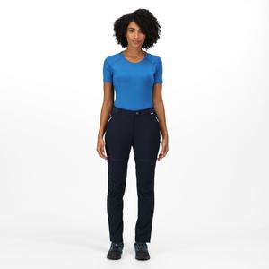 Vrouwelijke afritsbroek voor wandelen Regatta Mountain image-2