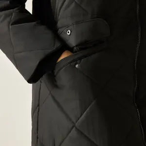 Women's long hooded down jacket Regatta Freyla image-4