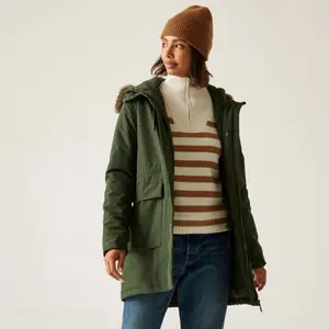 Kurtka parka wodoodporna z kapturem dla kobiet Regatta Sabinka image-1