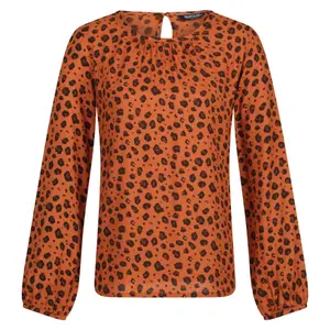 Printed long-sleeved blouse for women Regatta Hadria image-0