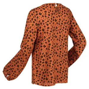 Printed long-sleeved blouse for women Regatta Hadria image-4