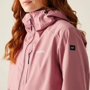 Women's hooded waterproof jacket Regatta Birchdale II image-3